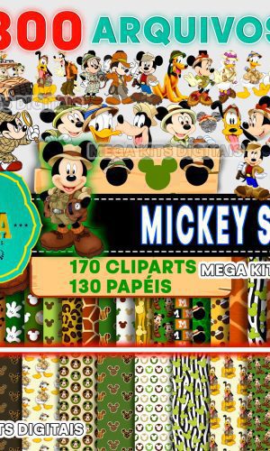 Kit Digital Mickey Safari