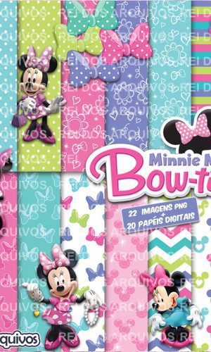Kit digital Minnie Boutique Rosa