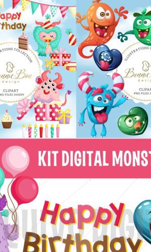 KIT DIGITAL MONSTRINHOS