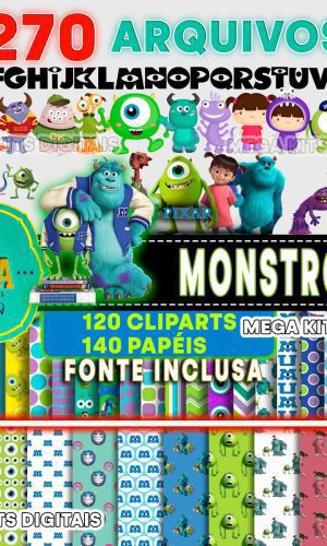 Kit Digital Monstros sa