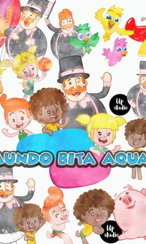 Kit Digital Mundo Bita Aquarela