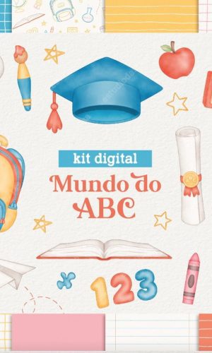 Kit Digital Mundo do Abc – Cliparts em Aquarela