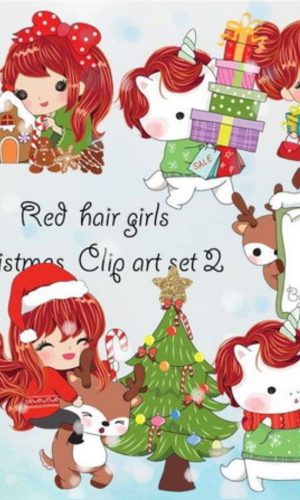 kit Digital Natal Aquarela PNG- Scrapbook