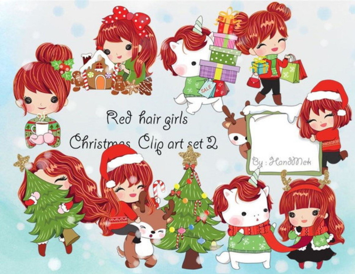 kit Digital Natal Aquarela PNG- Scrapbook