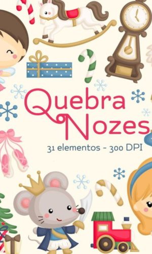 kit Digital Natal Aquarelado PNG- Scrapbook