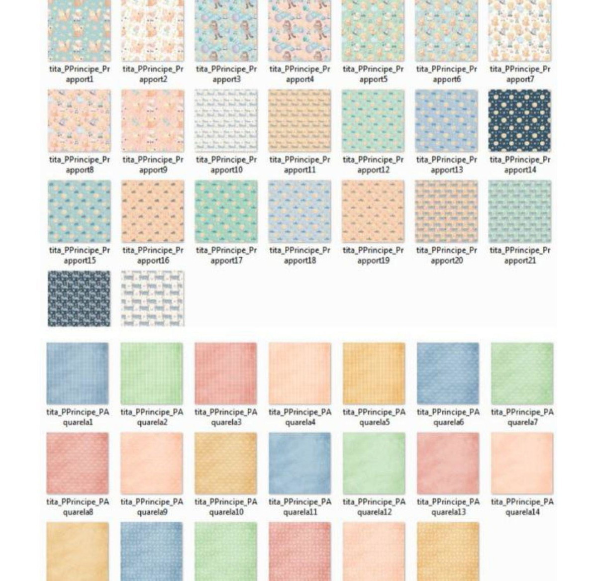 Kit Digital o Pequeno Príncipe Aquarelado/+20kits Cod:4493 - Imagem 5