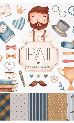 Kit Digital - Pai Aquarela