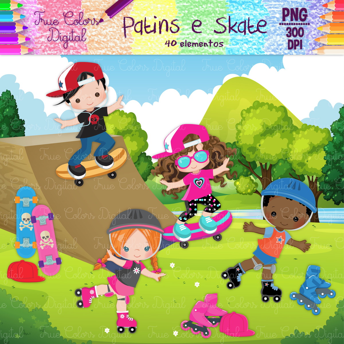 Kit Digital Patins e Skate