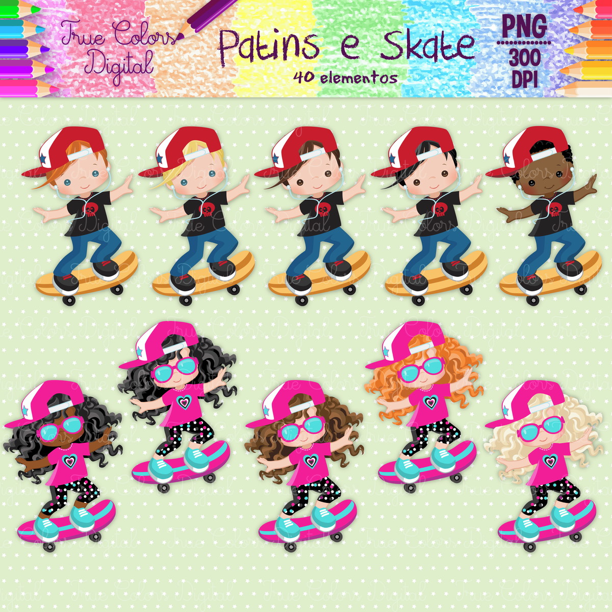 Kit Digital Patins e Skate - Imagem 3