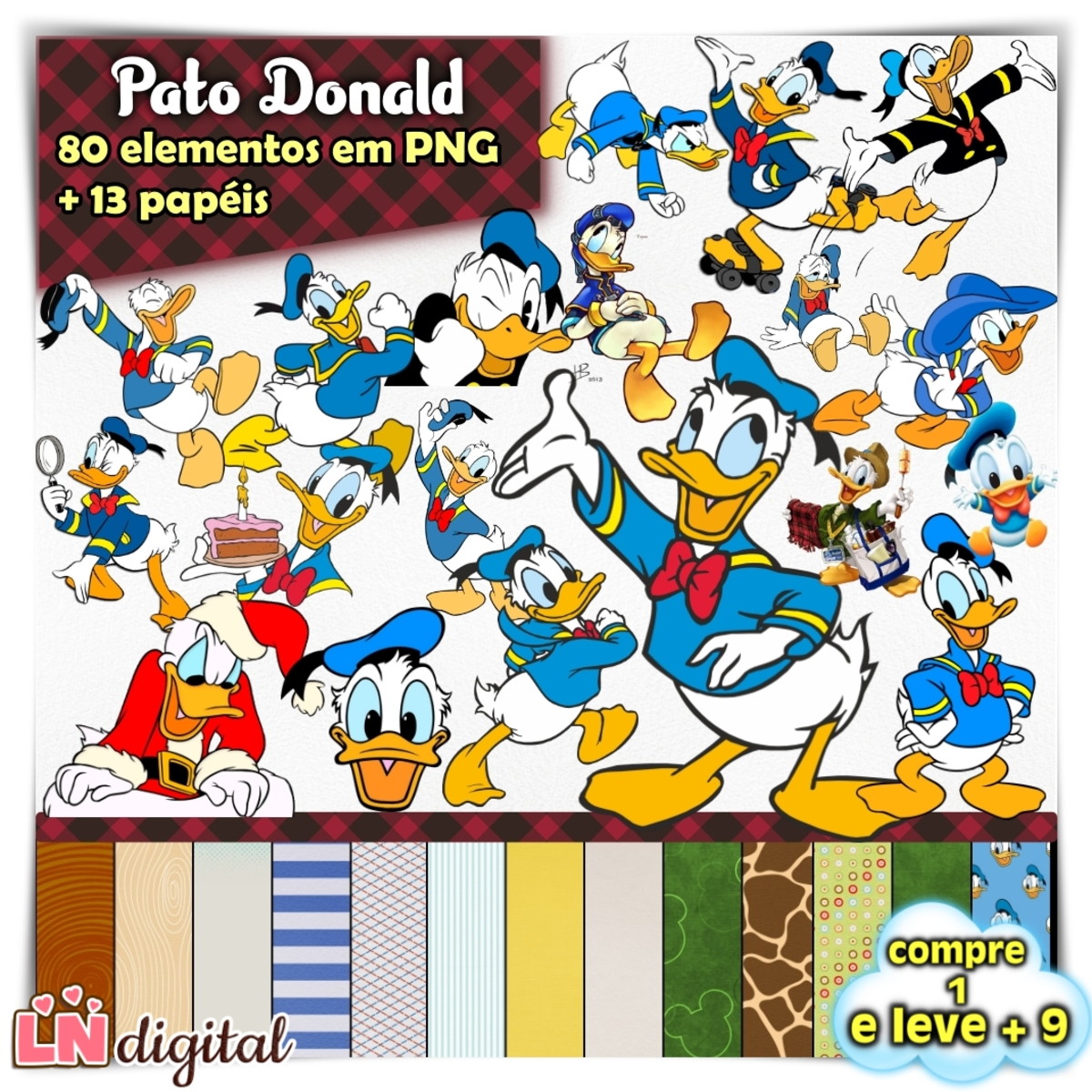 Kit Digital Pato Donald