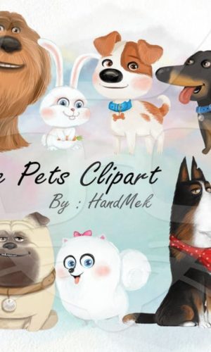 Kit Digital - Pets Disney Aquarela (cod. 0027)