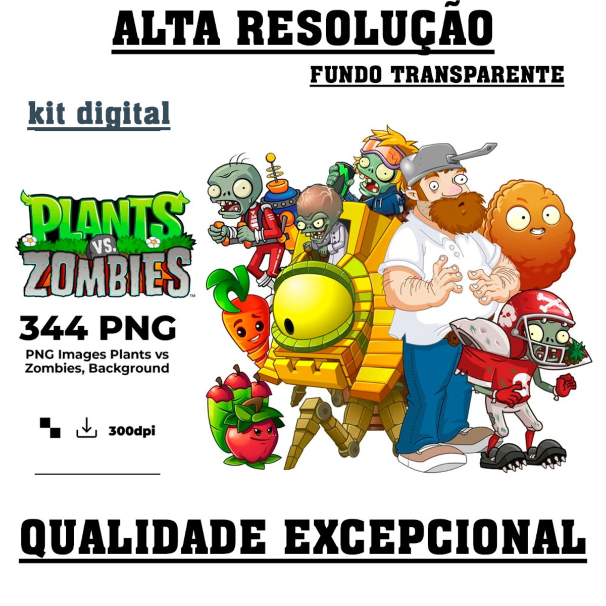 Kit Digital Plants vs Zombies