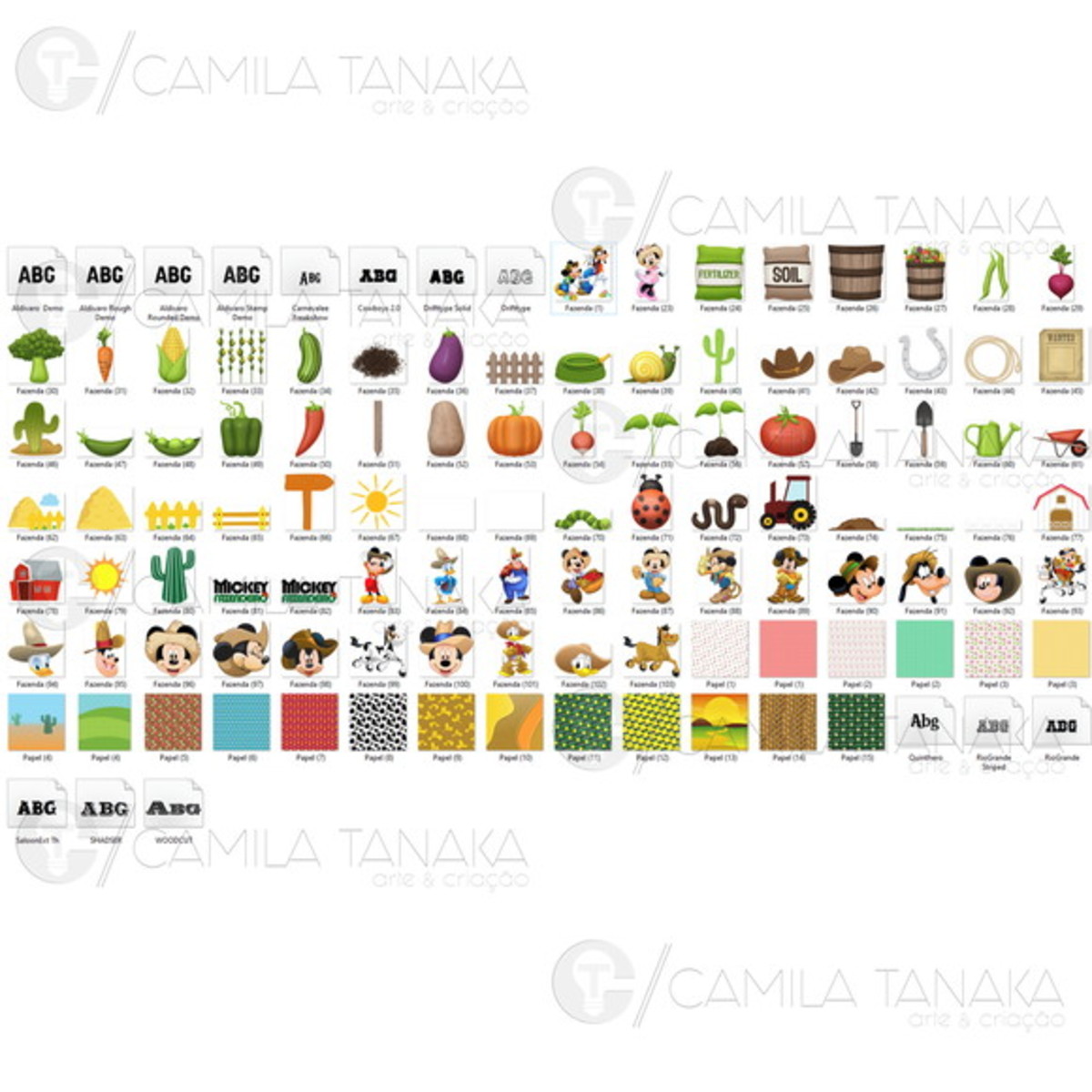 Kit Digital Png Mickey Fazenda (pague 1 Leve 3) - Imagem 2