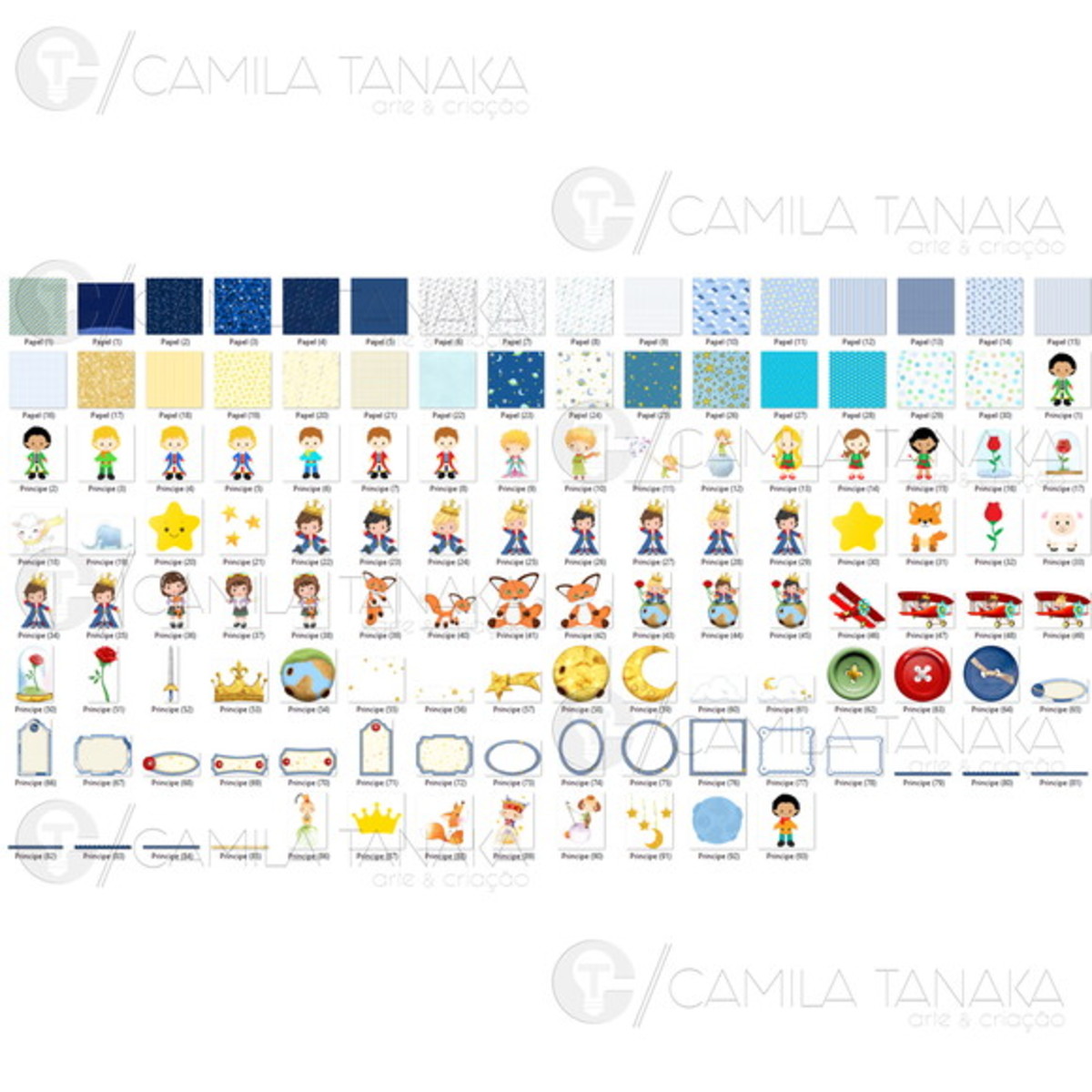 Kit Digital Png Pequeno Principe 6 (pague 1 Leve 3) - Imagem 2