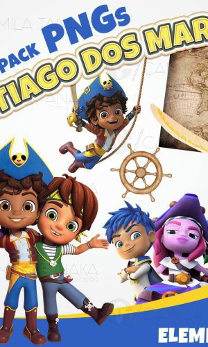 Kit Digital Png Santiago dos Mares (pague 1 Leve 3)