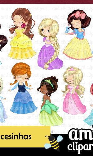 Kit Digital Princesas Disney