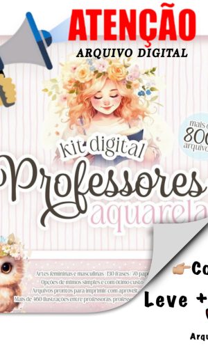Kit Digital Professores Aquarela Letterinhas 2023