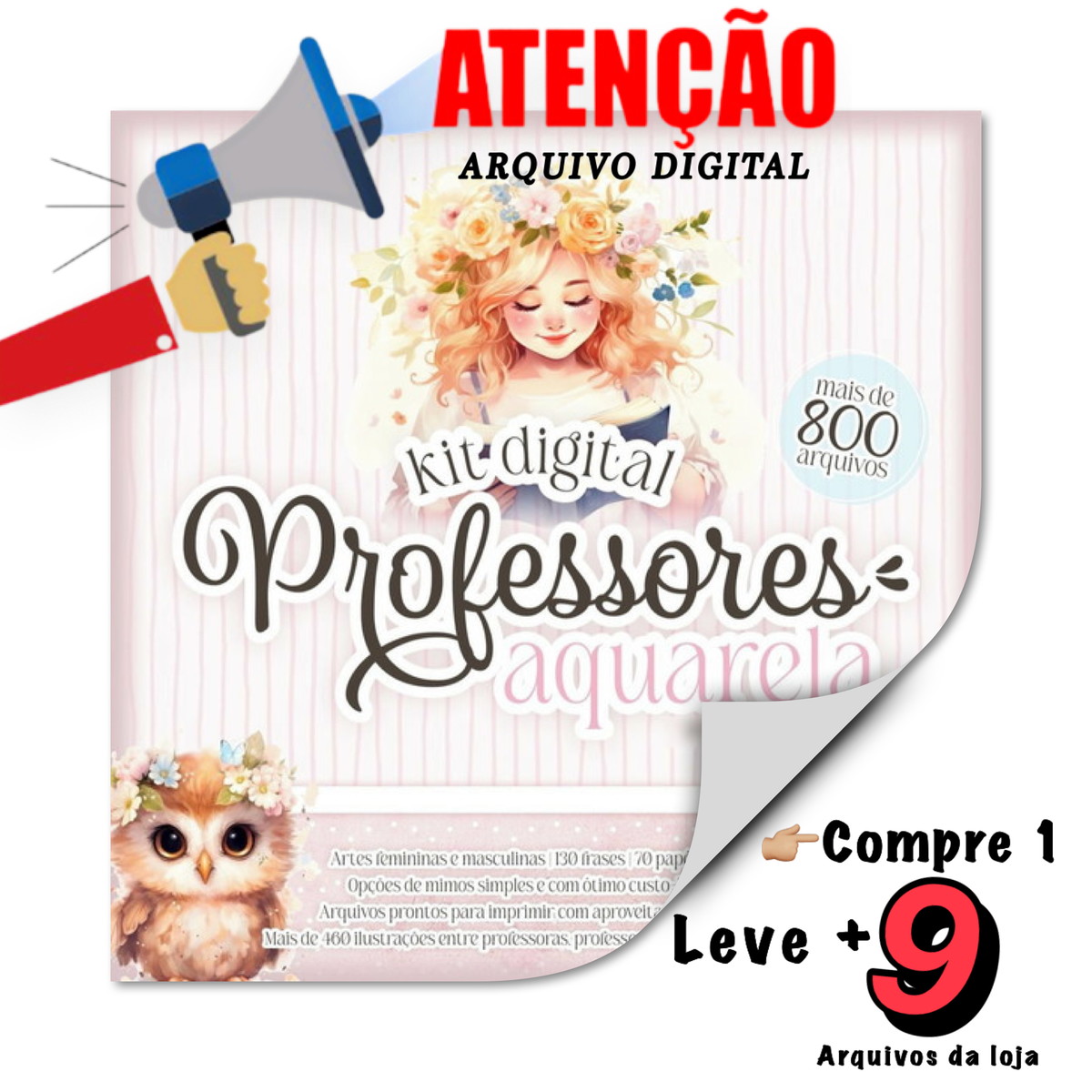 Kit Digital Professores Aquarela Letterinhas 2023