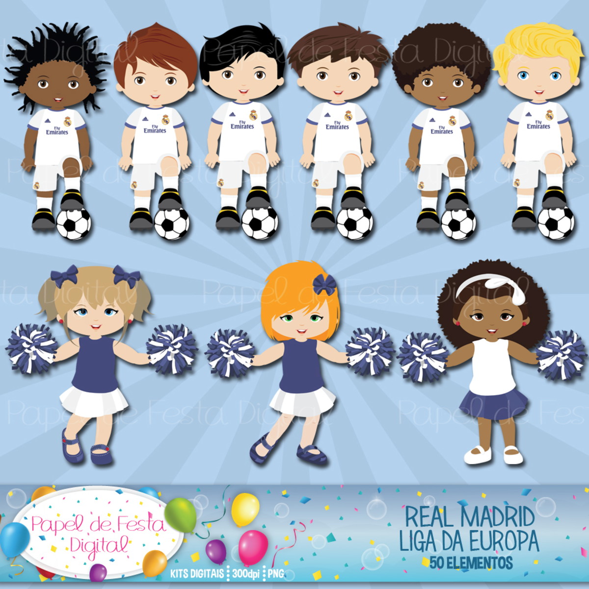 Kit Digital Real Madrid I - Imagem 2