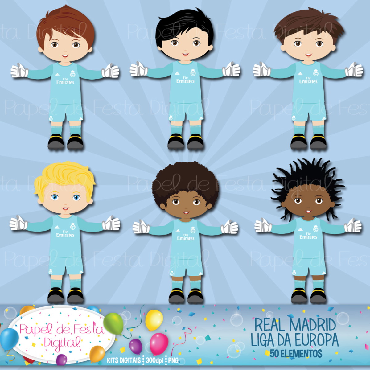 Kit Digital Real Madrid I - Imagem 3