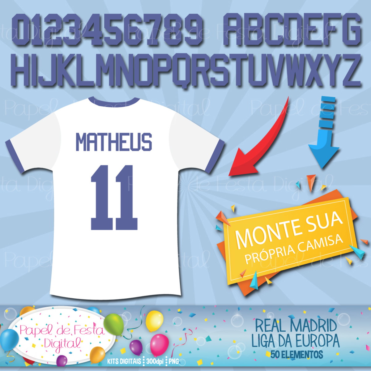 Kit Digital Real Madrid I - Imagem 4