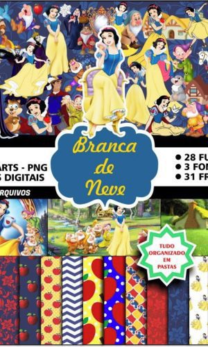 Kit Digital Scrapbook BRANCA DE NEVE