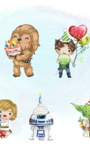 Mega Kit Digital - Star Wars Aquarela (cod. 0095)