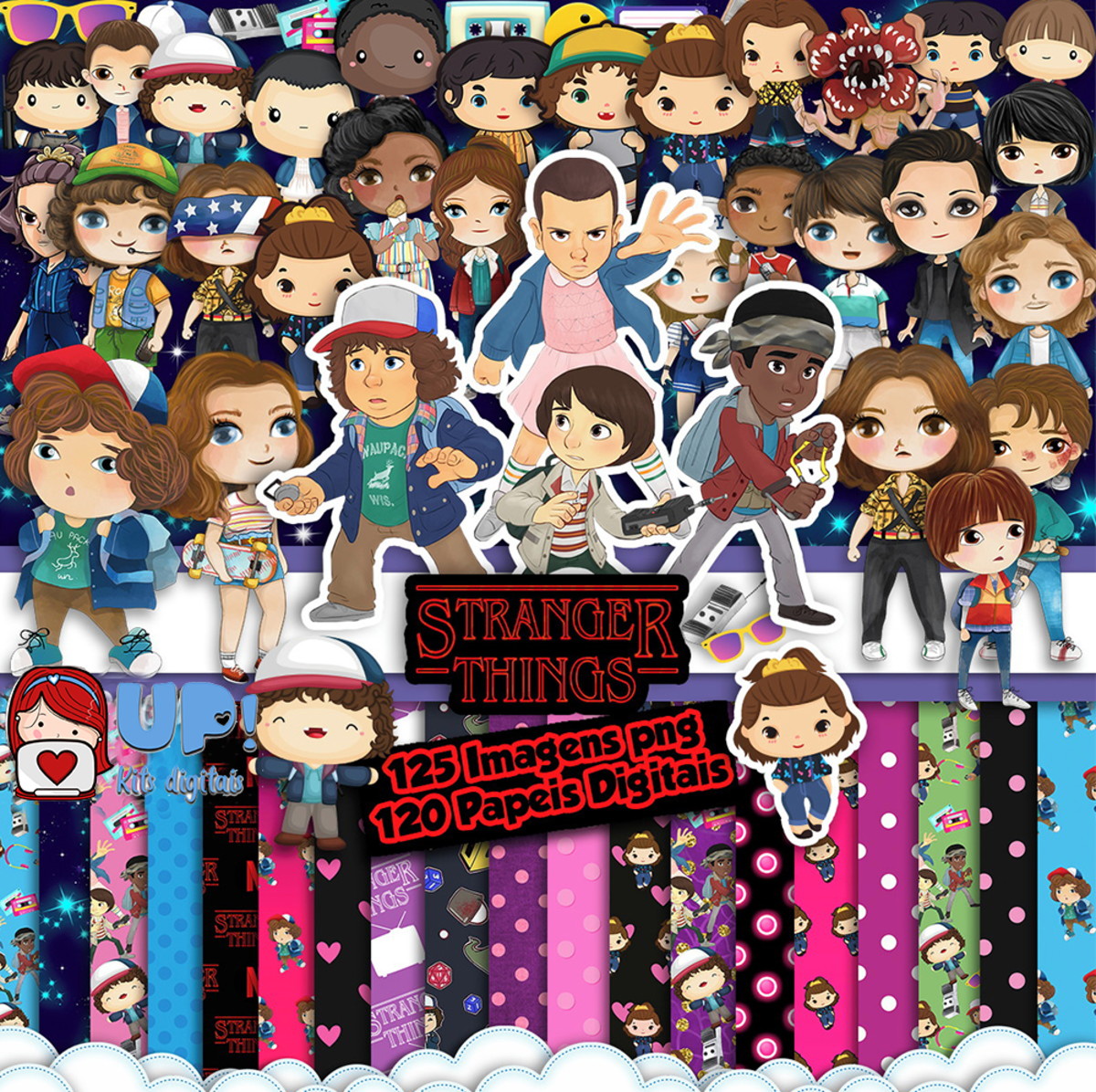 KIT DIGITAL STRANGER THINGS