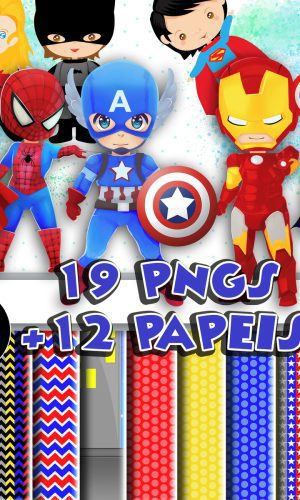 Kit Digital Super Herois