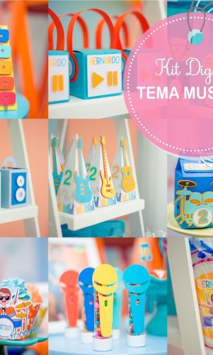 Kit Digital Tema Musical / Instrumentos