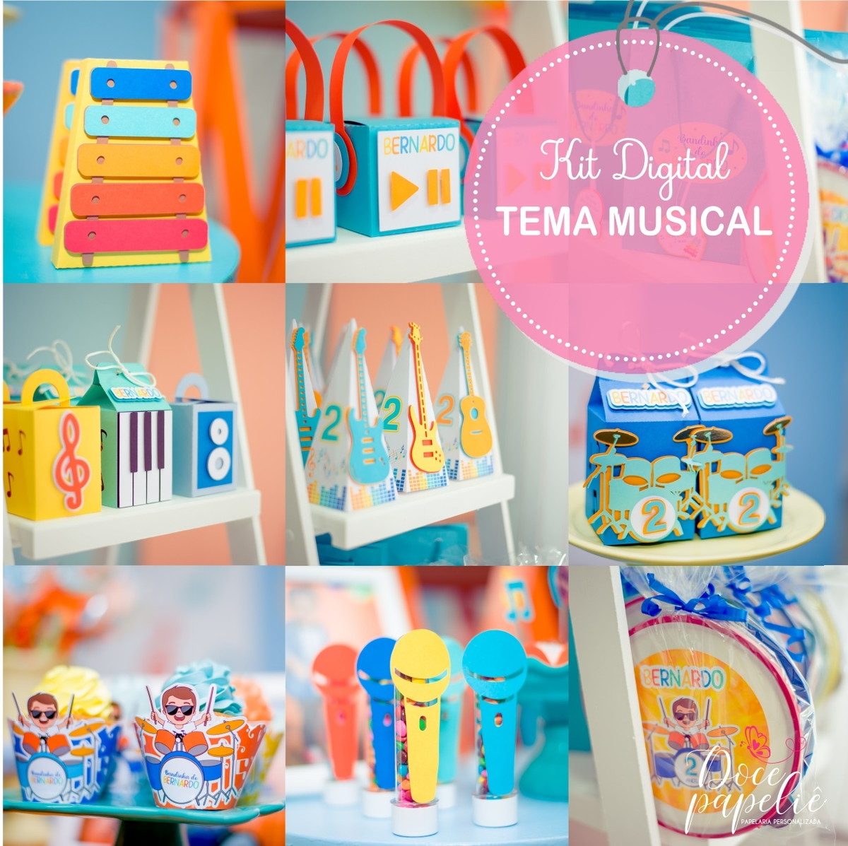 Kit Digital Tema Musical / Instrumentos