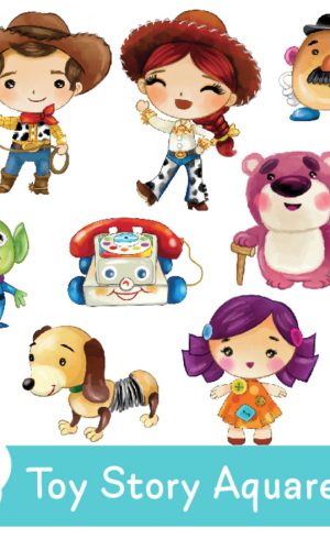 Kit Digital - Toy Story Aquarela