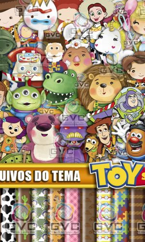 Kit Digital Toy Story Cute Baby e Aquarela