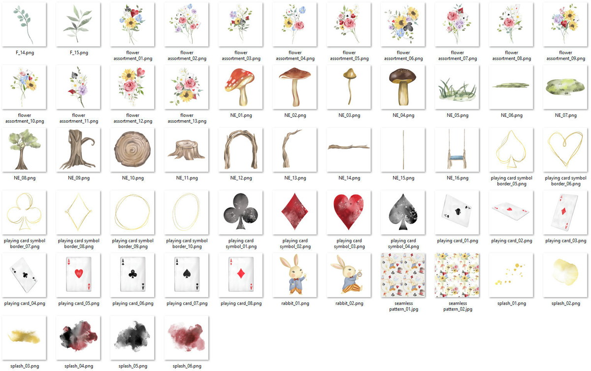 Kit Digital Alice Aquarela - Imagem 3