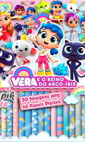 Kit Digital Vera e o Reino do Arco Íris