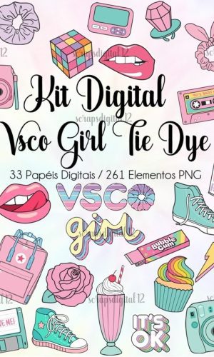 Kit Digital - Vsco Girl Tie Dye