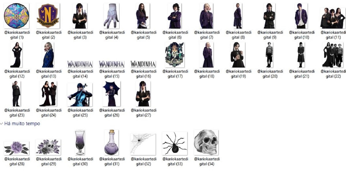 Kit Digital Wandinha - Imagem 3