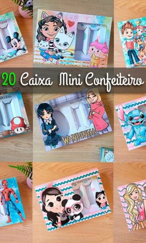 Kit Mini Confeiteiros Páscoa Aquarela - Arquivo Digital