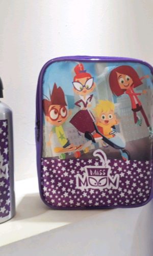 Kit Mochila com Garrafa Personalizadas Miss Moon