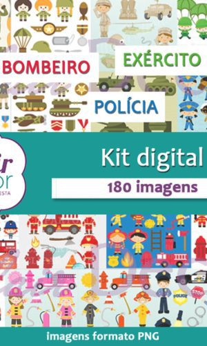 Kit Digital EXÉRCITO POLÍCIA BOMBEIRO