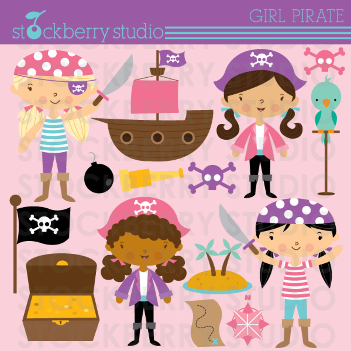 Kits Digitais - Piratas - Imagem 2