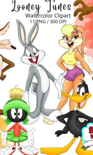 Looney Tunes Aquarela Kit Digital Compre 1 Leve 3