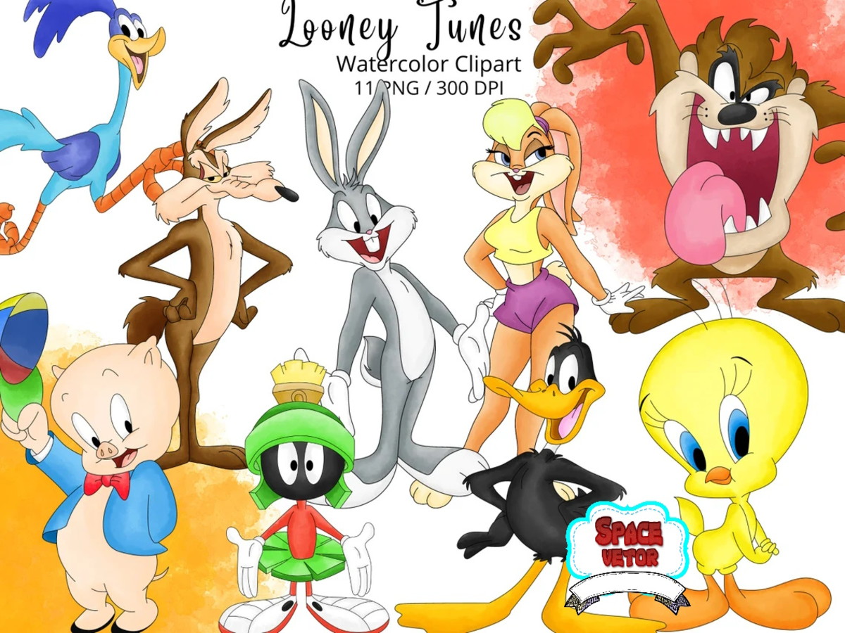Looney Tunes Aquarela Kit Digital Compre 1 Leve 3