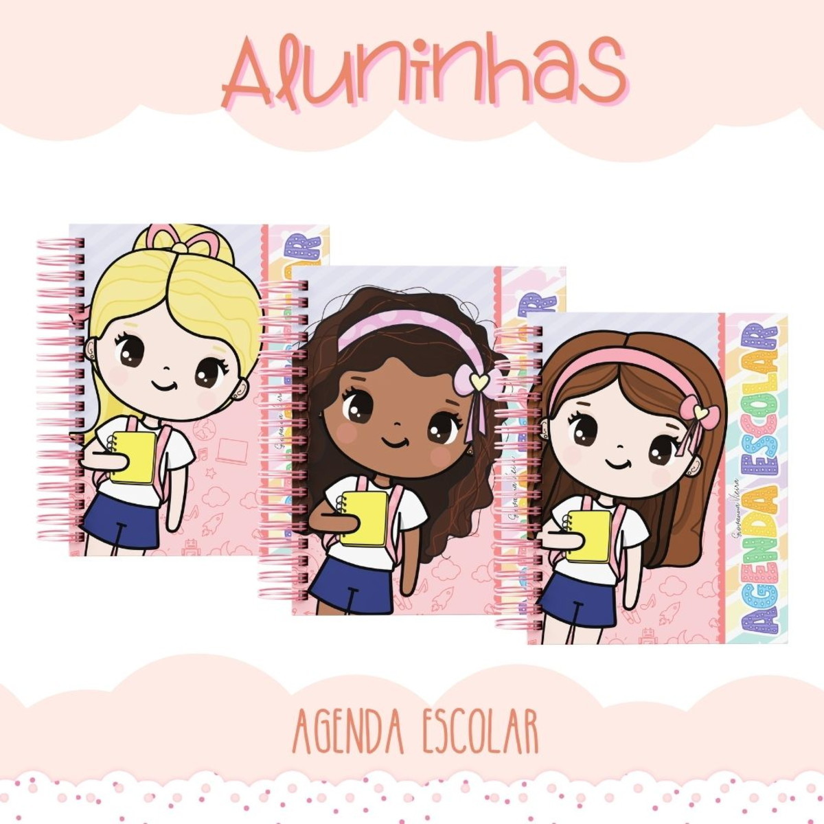 M410- ARQUIVOS AGENDA ESCOLAR ALUNINHAS 2022 E PERMANENTE