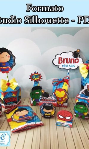 M520- Arquivo de Corte Super Heróis