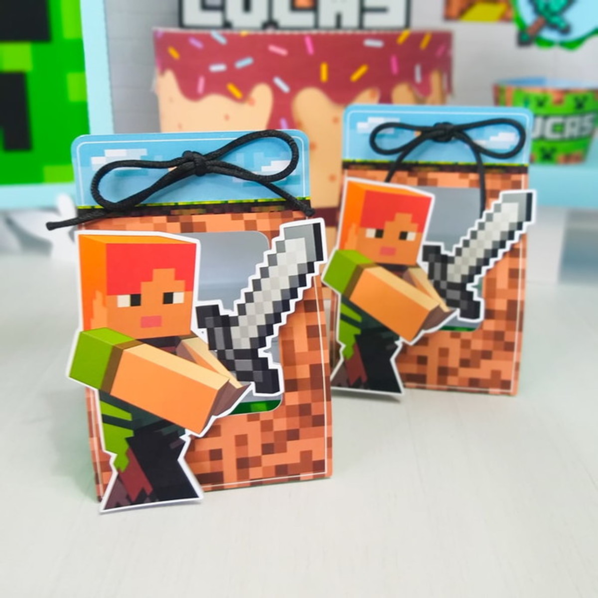 Minecraft - Arquivos de Corte Studio e pdf + Fotos 524 - Imagem 4