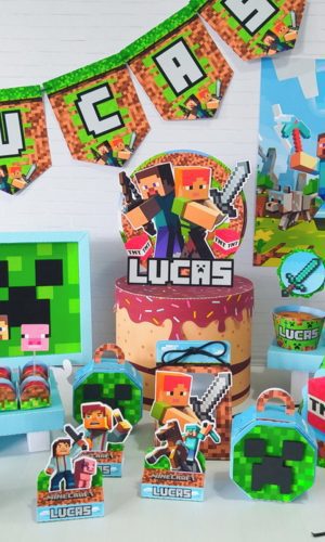 Minecraft - Arquivos de Corte Studio e pdf + Fotos 524