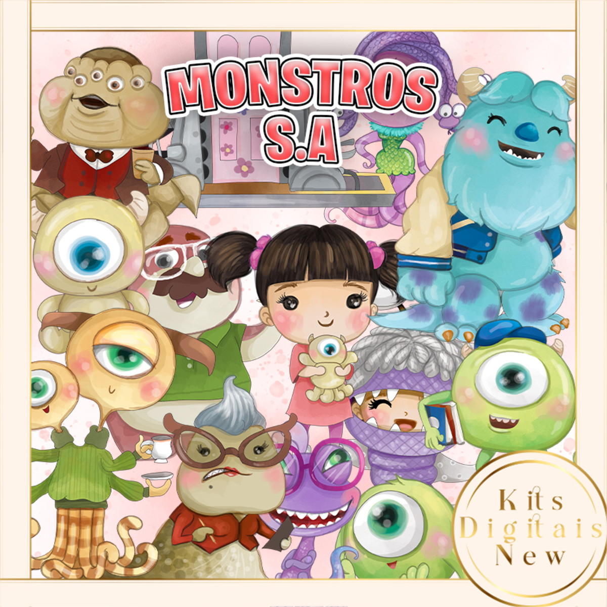 Monstros Sa S.a Aquarela Kit Digital