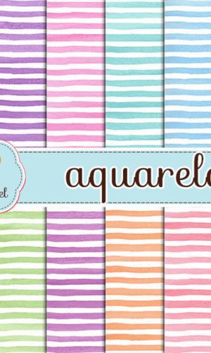 Papel Digital - Aquarela 10