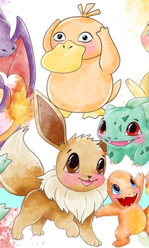 Pokémon Aquarela Kit Digital Compre 1 Leve 3
